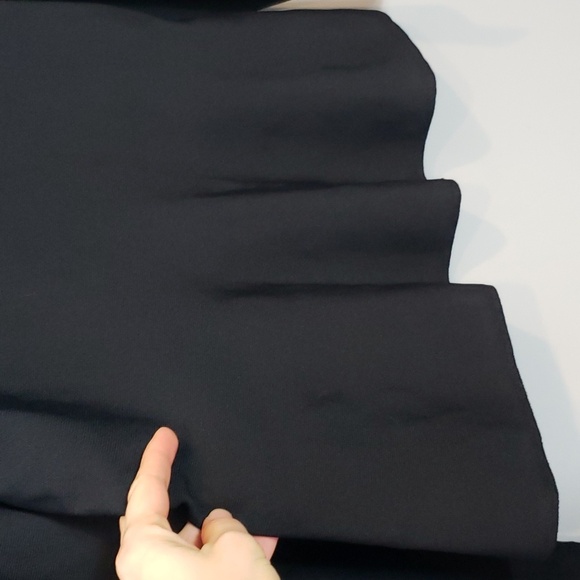 St. John Black Ivory Peplum Sweater New M Preppy Classic Retroglam Luxury - Picture 3 of 8